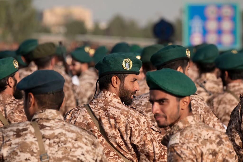 Members of the Islamic Revolutionary Guard Corps in uniform